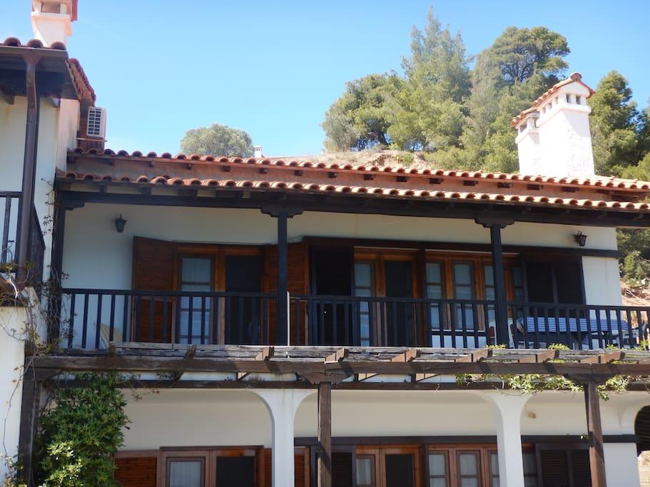 אגיוס ניקולאוס Sangue Blu Beachfront Villa Apartment מראה חיצוני תמונה